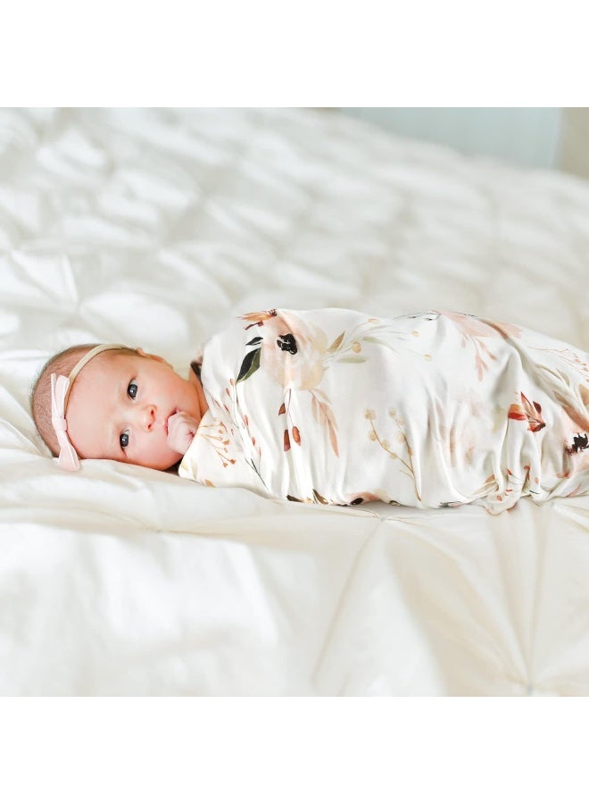 GRSSDER Baby Blankets Super Soft Jersey Knit Swaddle Blanket 2 Pack for Baby Girls and Boys - Image 3